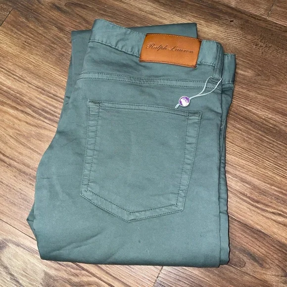 Ralph Lauren Purple Label Sage Slim-Fit Pants - Picture 1 of 16